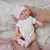 Boneca Bebezinha Reborn Menina 20cm Silicone Sólido Realista e Suave ao Toque|Frte Grátis - Bebê Realista