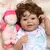 Bebê Reborn Pintada Realista Boneca Menina Silicone 48cm|Frete Grátis - comprar online