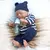 Boneco Bebê Reborn Menino Realista Pintado 48cm Silicone|Frete Grátis - loja online