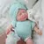 Bebêzinha Reborn 20cm Boneca Silicone Sólido Menina Realista e Suave ao Toque|Frete Grátis na internet