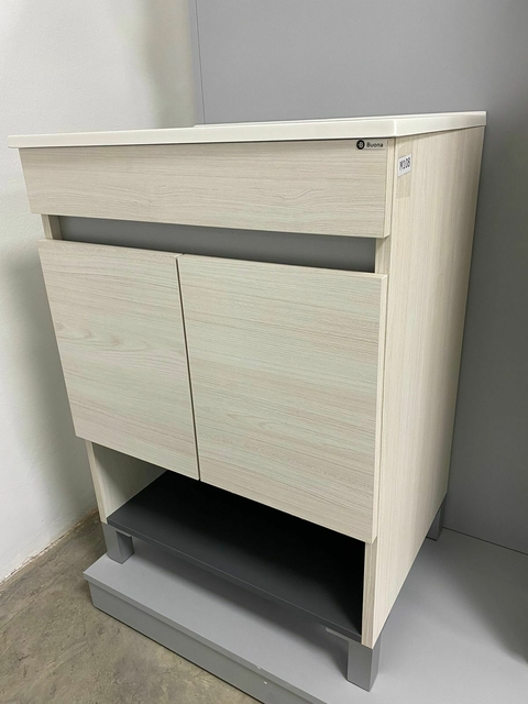 vanitory 60 silver blanco texturado