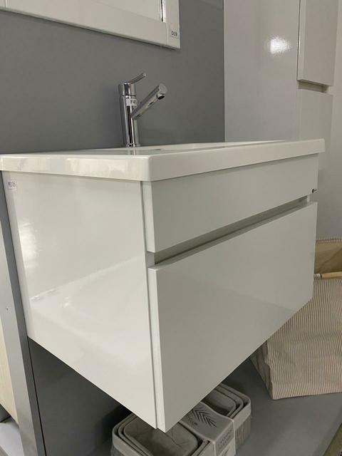 vanitory colgante 60 prima blanco brillante