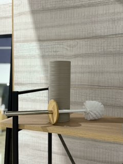 Set de plástico y Bambú x 6 BEIGE - SIDECO