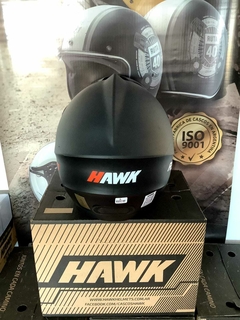 CASCO HAWK RS7 CROSS NEGRO MATE + GUANTES DE REGALO en internet
