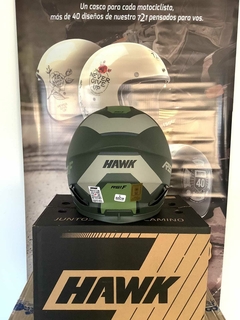 CASCO HAWK RS1 FULL VERDE CAMOUT + GUANTES DE REGALO - comprar online
