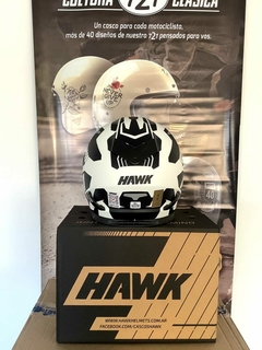 CASCO HAWK RS11 DOBLE VISOR REVO BLANCO + GUANTES DE REGALO - comprar online