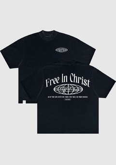 CAMISETA FREE IN CHRIST na internet
