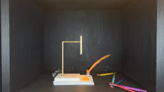 Abajur Flexo Dourada - comprar online