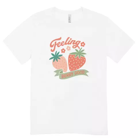Camisa Feminina Baby Look Berry Good