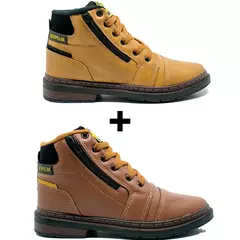 Kit 2 Bota Masculina Caterpillar Zíper - Loja Urban Style