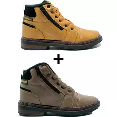 Imagem do Kit 2 Bota Masculina Caterpillar Zíper