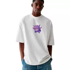 Camiseta Masculina Oversized Gengar na internet