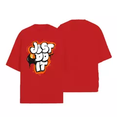 Camiseta Masculina Oversized Just Do It na internet