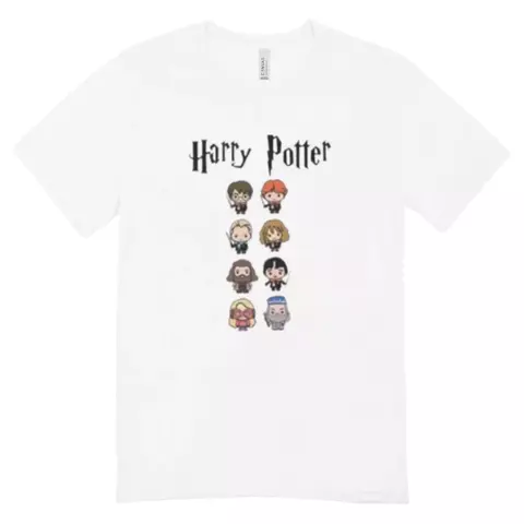 Camisa Feminina Baby Look Turma de Hogwarts