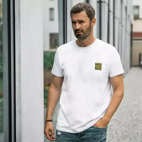 Camisa Masculina Hugo Boss Square