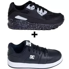 Kit 2 Tênis Infantil Mini Max AIR + Tênis Infantil DC Shoes Skatista - Loja Urban Style