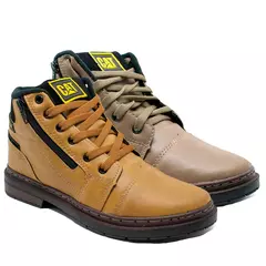 Kit 2 Bota Masculina Caterpillar Zíper - loja online