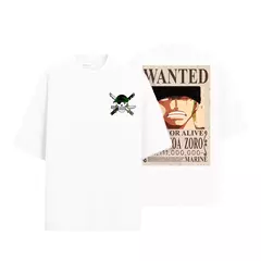 Camiseta Masculina Oversized Zoro na internet