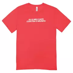 Camisa Feminina Baby Look Café E Coragem