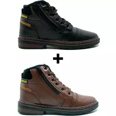 Kit 2 Bota Masculina Caterpillar Zíper - comprar online