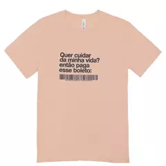 Camisa Feminina Baby Look Paga Meu Boleto