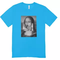 Camisa Feminina Baby Look Monalisa Moderna - loja online
