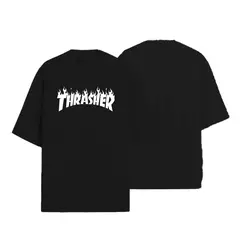 Camiseta Masculina Oversized Thrasher na internet