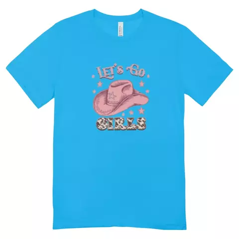Camisa Feminina Baby Look Lets Go Girls
