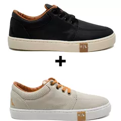 Imagem do Kit 2 Tênis Masculino Reserva Liso