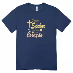 Camisa Feminina Baby Look Confie No Senhor na internet