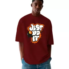 Camiseta Masculina Oversized Just Do It - Loja Urban Style