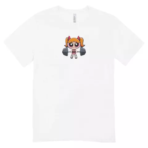 Camisa Feminina Baby Look Florzinha Power