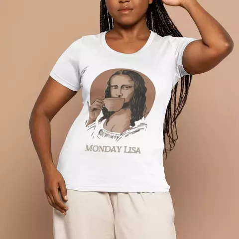 Camisa Feminina Baby Look Monday Lisa