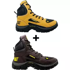 Kit 2 Bota Coturno Caterpillar CAT Cano Médio - comprar online