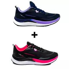 Imagem do Kit 2 Tênis Feminino de Corrida Free-Run