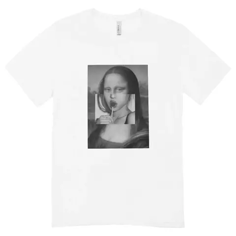 Camisa Feminina Baby Look Monalisa Moderna