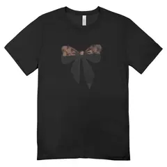 Camisa Feminina Baby Look De Laço na internet