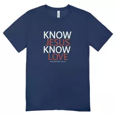 Camisa Feminina Baby Look Know Jesus na internet