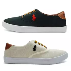 Kit 2 Sapatênis Masculino Polo Casual na internet