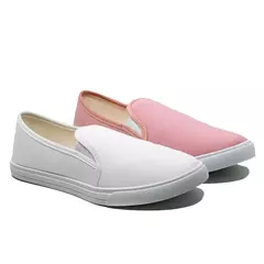 Imagem do Kit 2 Tênis Feminino Slip On Casual