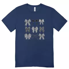 Camisa Feminina Baby Look Laço Xadrez na internet