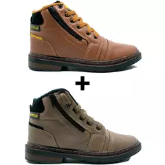 Kit 2 Bota Masculina Caterpillar Zíper - comprar online