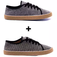 Kit 2 Tênis Feminino Casual Corda Juta - Loja Urban Style