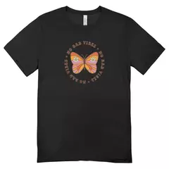 Camisa Feminina Baby Look No Bad Vibes na internet