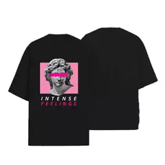 Camiseta Masculina Oversized Intense Feelings na internet