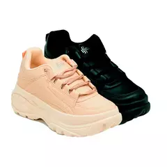 Kit 2 Tênis Plataforma Feminino Bufalo London - Loja Urban Style