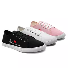 Kit 3 Tênis Feminino Casual FÉ