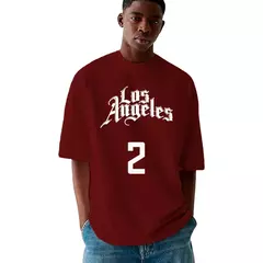 Camiseta Masculina Oversized Los Angeles 2 - Loja Urban Style
