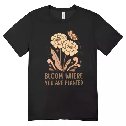 Camisa Feminina Baby Look Essência que Floresce