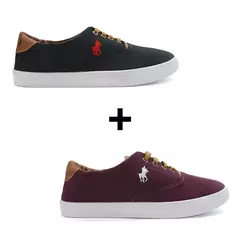Imagem do Kit 2 Sapatênis Masculino Polo Casual